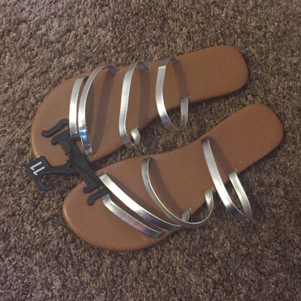 BRAND NEW strappy sandals